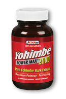 Yohimbe power max 2000 (pure yohimbe bark extract), 50ct